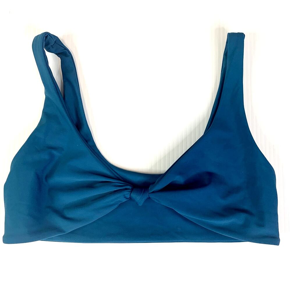 Blackbough Bikini Top Size Small Blue Knotted Twist Tie
